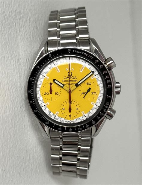 schumacher omega speedmaster|omega speedmaster michael schumacher yellow.